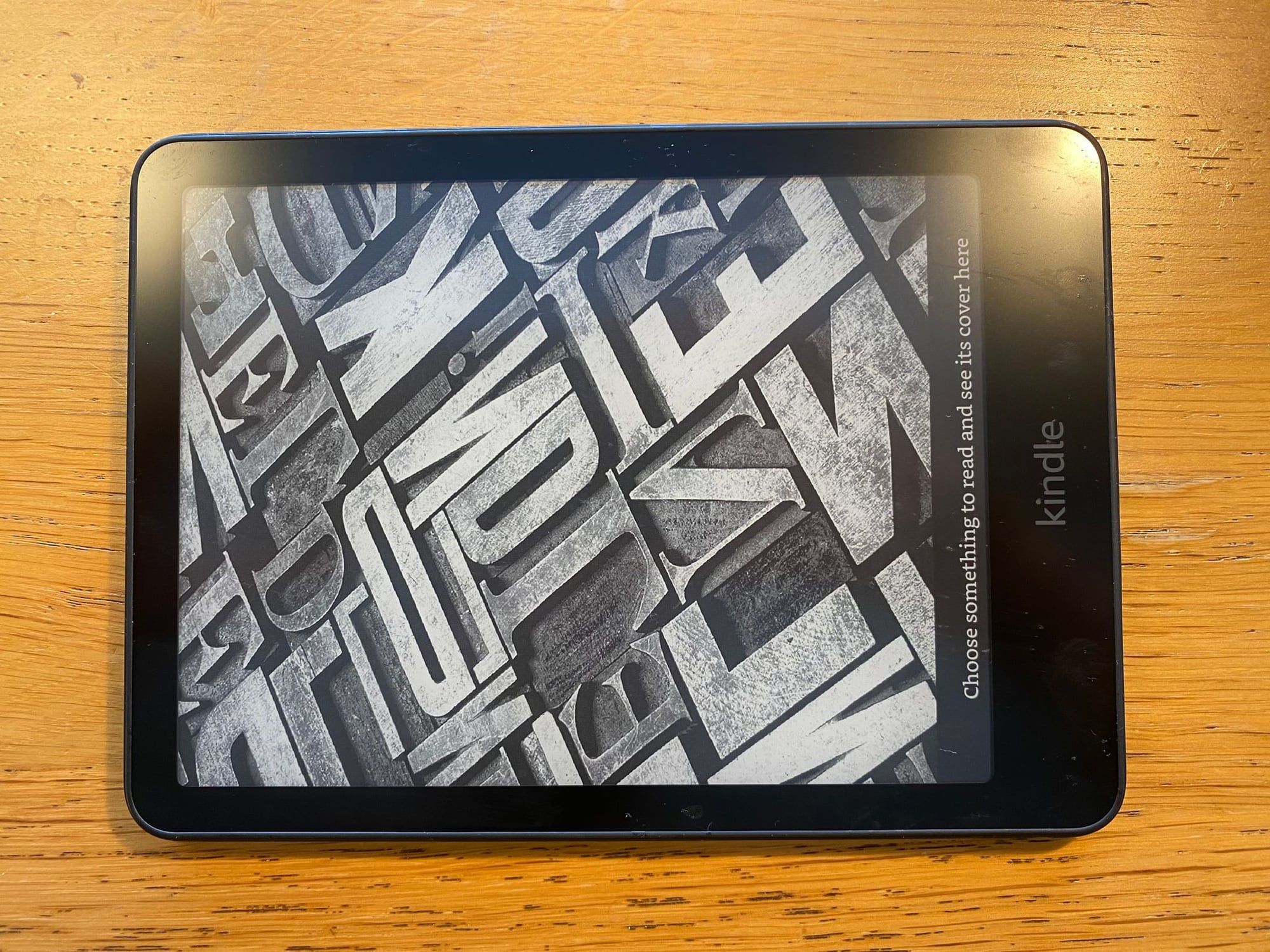 A Kindle Paperwhite e-reader