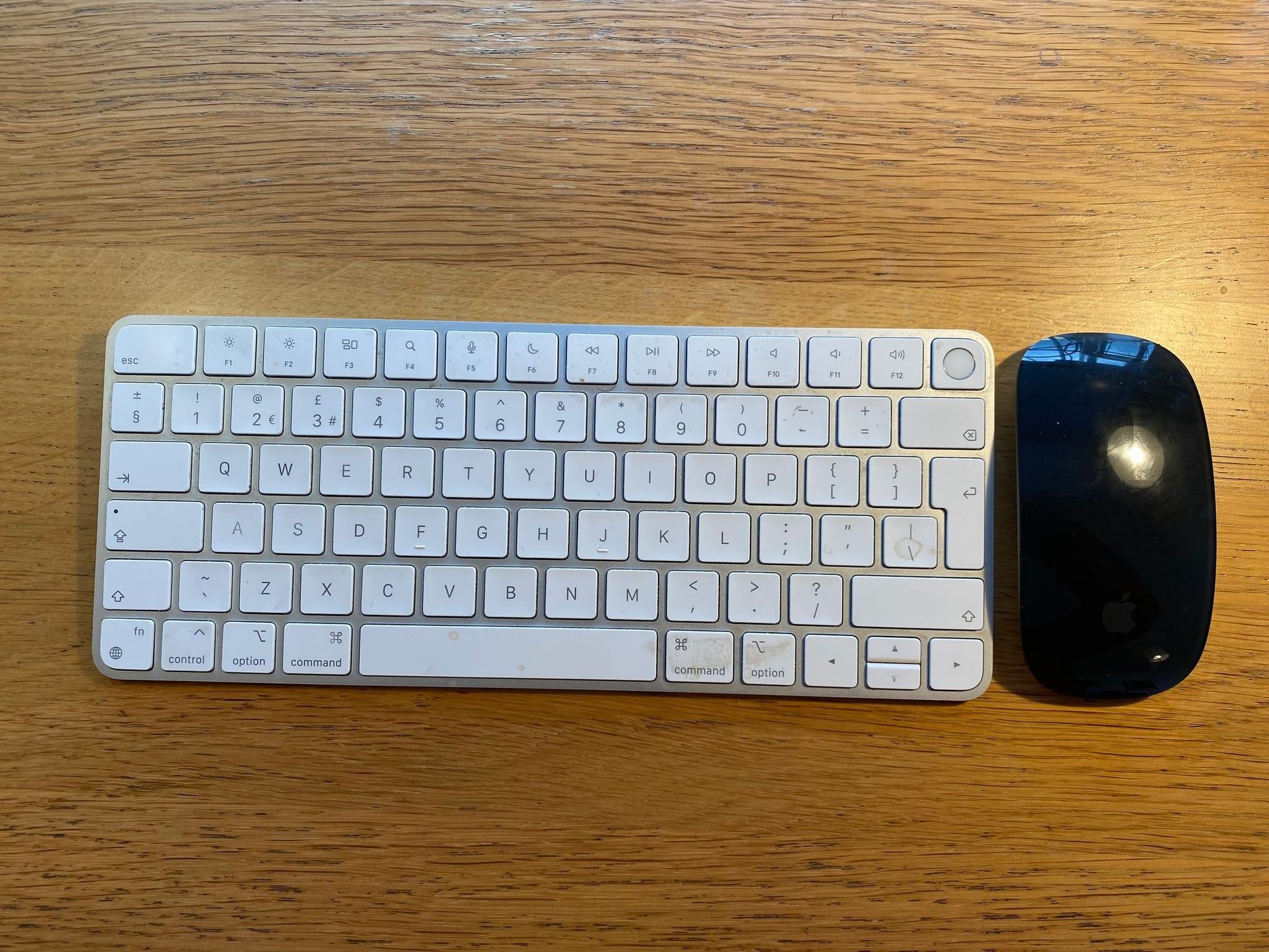 A USB-C Apple Magic Keyboard and Mouse