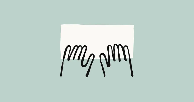 Two hands positioned on mechanical keyboard with fingers typing