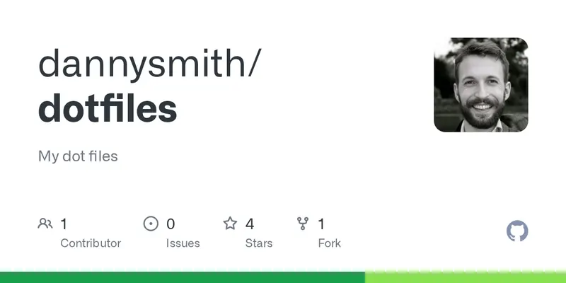 My dot files . Contribute to dannysmith/dotfiles development by creating an account on GitHub.
