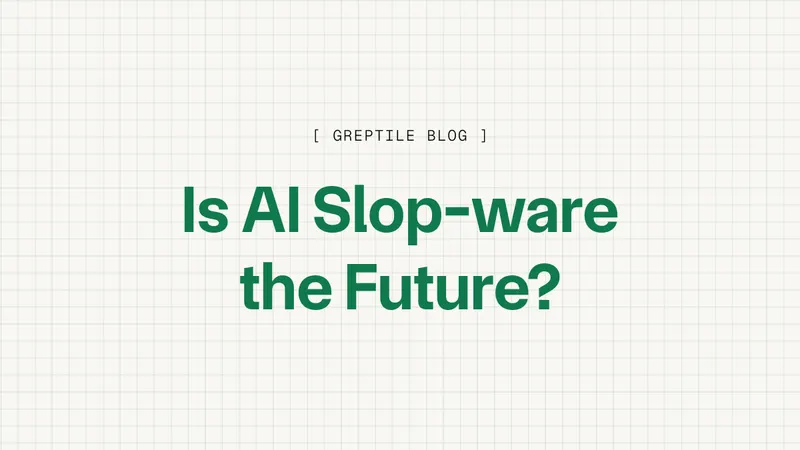 Slop Is Not Necessarily The Future